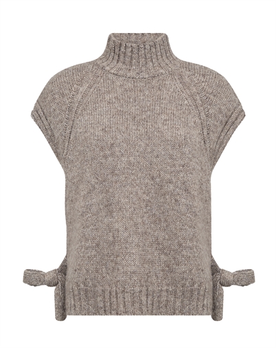Leveté Room - LR-Toga 3 Strik Vest - Plaza Taupe Melange